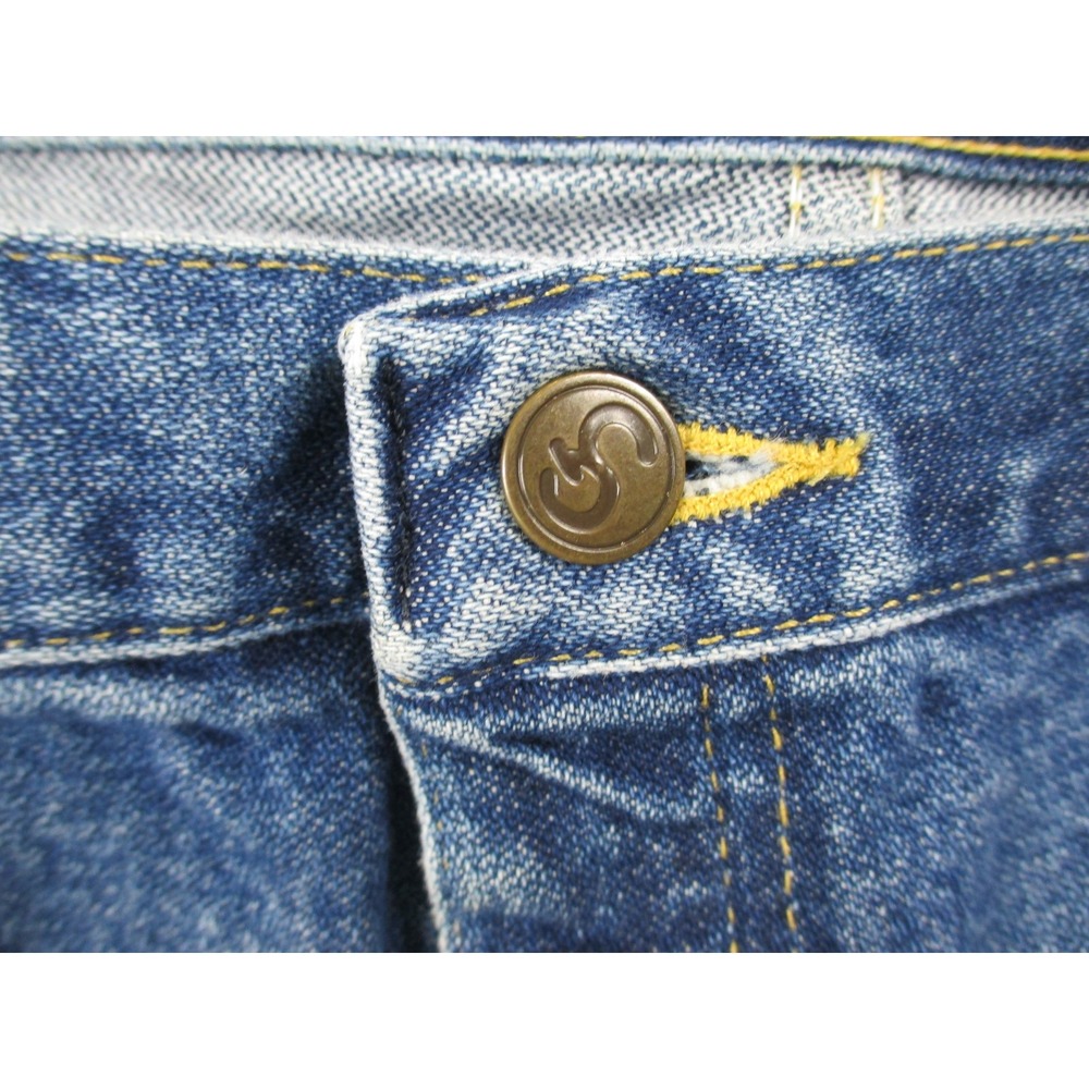 Wrangler George Strait Pants Mens 42 Blue Denim Jeans‎ Western Casual 42X34* - Picture 4 of 12